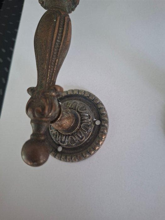 Antique Quincaillerie de porte (2) - 1950-1960 - 2 poignées, Antiek en Kunst, Curiosa en Brocante