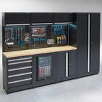 Datona Werkplaatsinrichting PREMIUM eiken werkblad met, Doe-het-zelf en Bouw, Ophalen of Verzenden, Nieuw