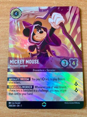 Ravensburger - 1 Card - Disney Lorcana - Mickey Mouse, Collections