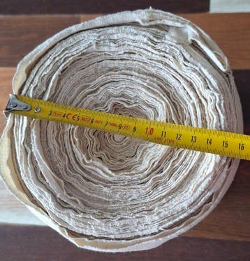 Grote rol linnen met uitstekende grammage - 20 meter -