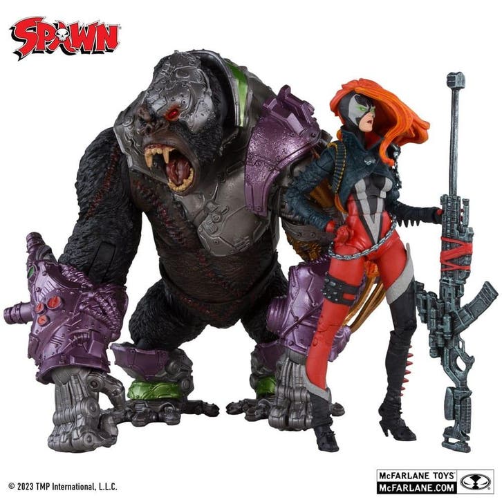 Spawn Action Figures Pack of 2 She Spawn & Cygor (Gold Label, Verzamelen, Stripfiguren, Nieuw, Ophalen of Verzenden