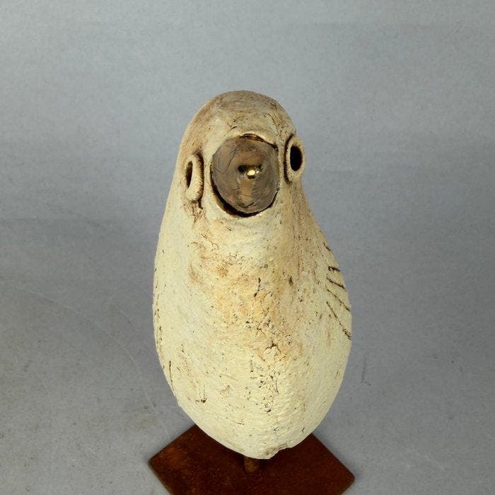 Ewa Budzowska - NO RESERVE- BIRD- (decorated 24 carat gold), Antiquités & Art, Art | Objets design