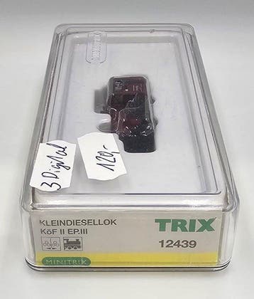 Minitrix N - 12439 - Diesellocomotief (1) - Köf II – Kö 6754, Nieuw