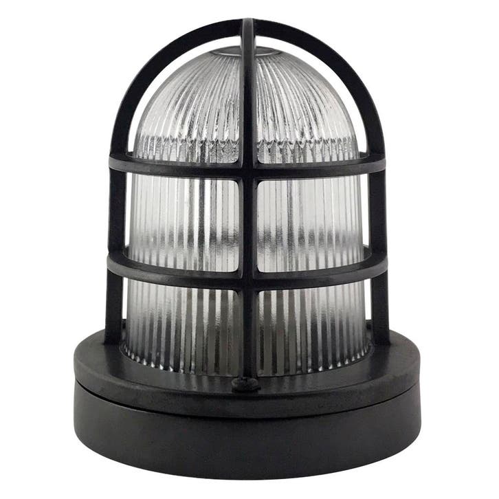 Scheepslampen &amp; Maritiem Gibraltar Zwart Brons, Tuin en Terras, Buitenverlichting, 50 tot 250 watt, Nieuw, Overige materialen