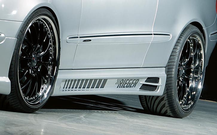 Rieger side skirt | CLK-Klasse (W209): 00.02-06.04 (tot Face, Autos : Pièces & Accessoires, Carrosserie & Tôlerie, Envoi