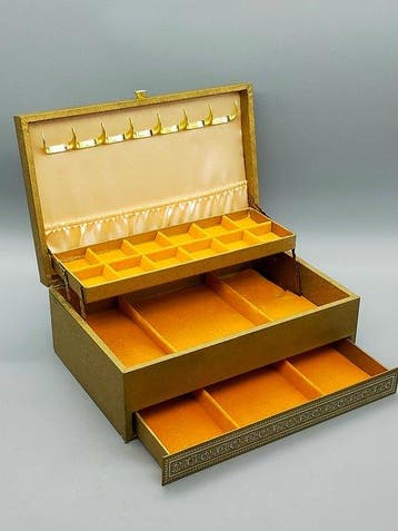 Sieradendoos - Elegante sieradekist – vintage sieradendoos