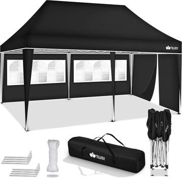 tillvex Paviljoen, 3 x 6 m, waterdicht, pop-up vouwpaviljoen, Verzenden