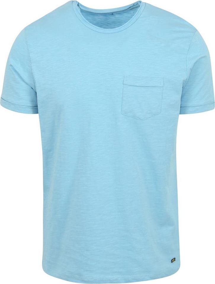 No Excess T-Shirt Slubs Lichtblauw maat Maat 52/54 (L) Heren, Vêtements | Hommes, T-shirts, Envoi