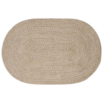 vidaXL Vloerkleden Wit 122 x 183 cm Jute, Verzenden, Nieuw