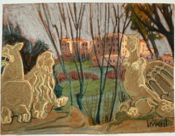 Véronique Vermeil (1938-2017) - Jardin de Bomarzo - Italie., Antiek en Kunst