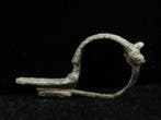 Oud-Romeins Brons Versierde kruisboogbroche/fibula (1x) -