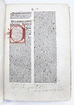 Petrus de Palude - [Incunable] Sermones Thesauri Novi de