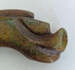 Chinois ancien quartz aventurine Talisman perle de dragon