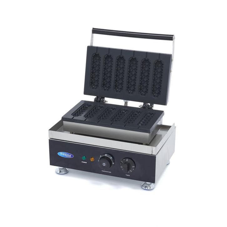 Wafelijzer - 6 Stuks - Corndog - Geribbeld, Electroménager, Gaufriers, Envoi