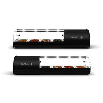 Tapasvitrine | CLASSIC | Zwart | 6x 1/3 GN | +2°C/+6°C |, Verzenden, Nieuw in verpakking