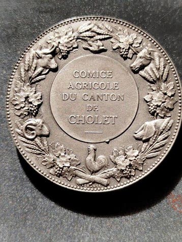 Frankrijk. Médaille en argent Comice Agricole du canton de