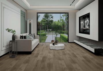 SPC Klikvloer Stonelock Houtlook Nova Walnut 18,3x122, 60 cm of meer, Nieuw, 10 m² of meer, Vloertegels