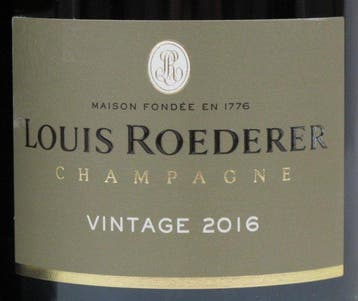 2016 Champagne Louis Roederer Brut Vintage - Champagne - 2