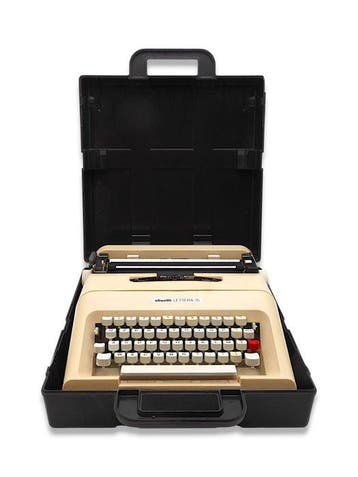 Mario Bellini - Olivetti - Mod. « Lettera 35 » + mallette, Antiquités & Art