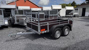 Bakaanhangwagen 257×131 750 Kg Dubbel As, Ophalen, Nieuw