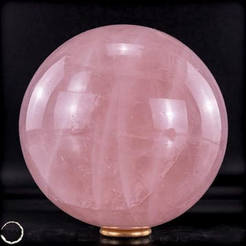 Natuurlijke rozenkwartsbol uit Brazilië- 1893.54 g