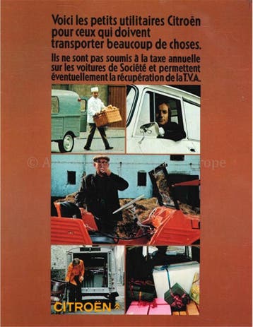 1971 CITROËN PROGRAMMA BROCHURE FRANS