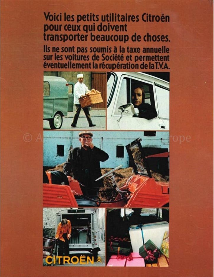 1971 CITROËN PROGRAMMA BROCHURE FRANS, Livres, Autos | Brochures & Magazines