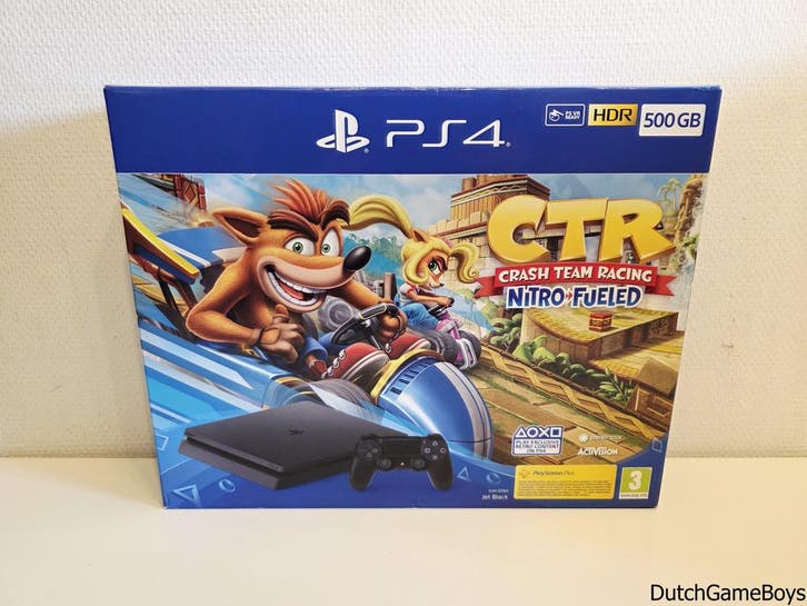 Playstation 4 / PS4 - Console - CTR Crash Team Racing Bundle, Games en Spelcomputers, Spelcomputers | Sony PlayStation 4, Gebruikt