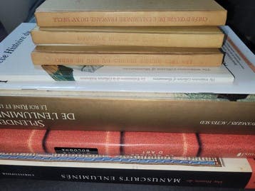 Jean Porcher (1892-1966).. - 7 volumes sur lenluminure et