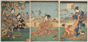 Utagawa Kunisada II /  (1823–1880) Baich Genji: