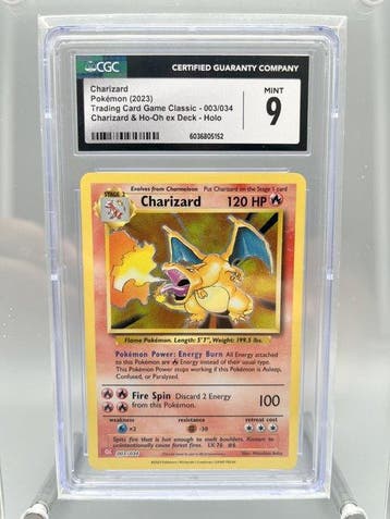 Pokémon Graded card - Charizard - CGC 9 - Sword & Shield, Nieuw