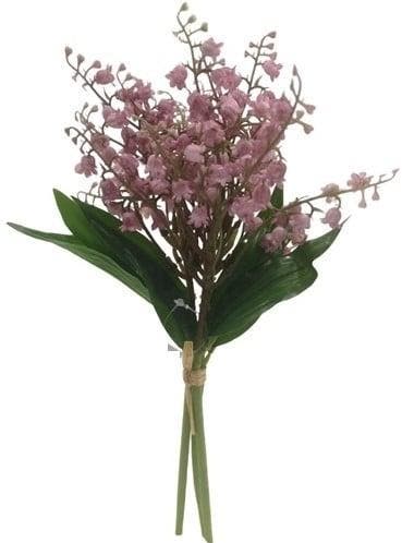 Lelietje van Dalen Roze Zijdenbloem Bundel 30 cm, Maison & Meubles, Accessoires pour la Maison | Plantes & Fleurs artificielles