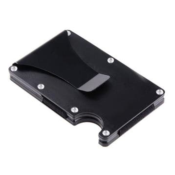 Aluminium Carbon Fiber Wallet - Portemonnee Portefeuille, Handtassen en Accessoires, Portemonnees, Verzenden, Nieuw
