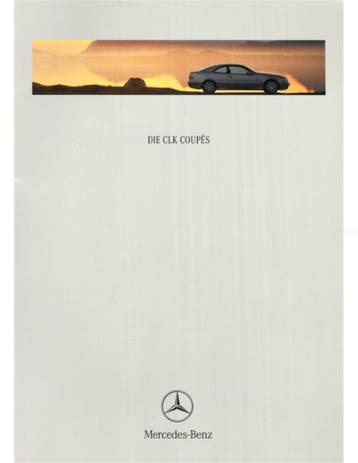 1999 MERCEDES BENZ CLK COUPÉ BROCHURE DUITS, Nieuw