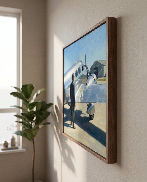 Le Yack - Aviation Dreams - Hand signed, Antiek en Kunst, Kunst | Designobjecten