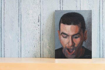 Carlos Asensio - Autorretrato expresivo II, Antiek en Kunst