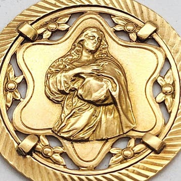 Pendentif en forme de croix - 18 carats Or jaune, Bijoux, Sacs & Beauté