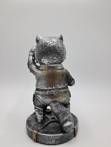 Beeldje - Statuina Decorativa in Resina Steampunk – Gatto