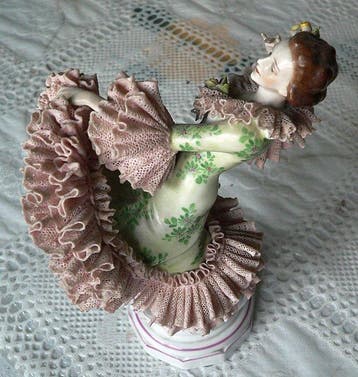 Mueller Volkstedt, Thüringen - Figurine - Primaballerina im