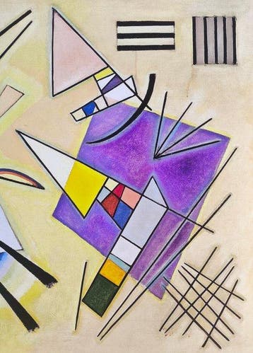 Wassily Kandinsky (1866-1944) (after) - Black and Violet,, Antiquités & Art