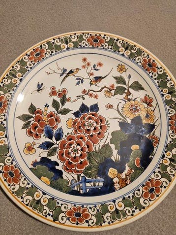 De Porceleyne Fles, Delft - Assiette murale - Faïence -