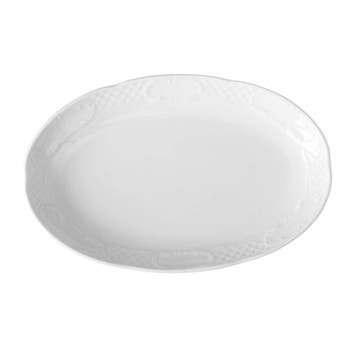 Schalen | FLORA | Porselein | Wit | 6 Stuks | 330x225mm, Verzenden, Nieuw in verpakking
