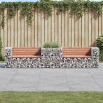 vidaXL Tuinbank met schanskorf massief douglashout, Verzenden, Nieuw