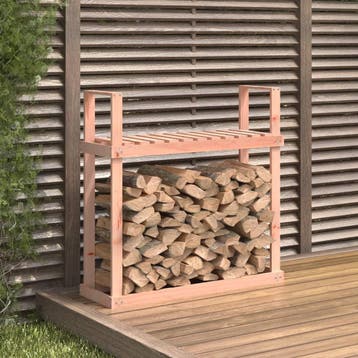 vidaXL Haardhoutrek 110x35x108,5 cm massief douglashout, Verzenden