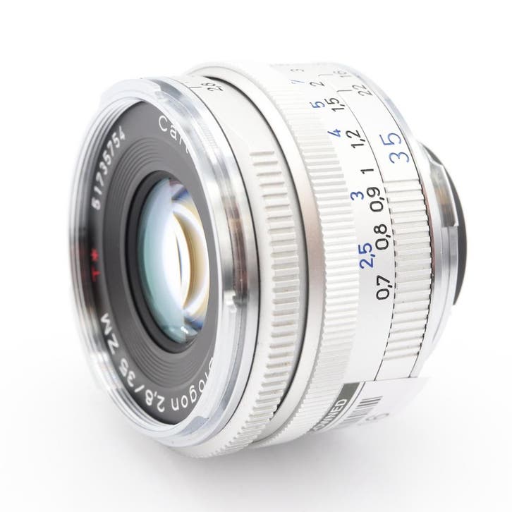 Zeiss 35mm f/2.8 C-Biogon T* ZM zilver | Tweedehands, TV, Hi-fi & Vidéo, Photo | Lentilles & Objectifs, Envoi
