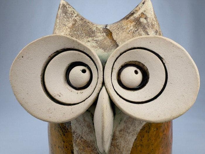Mario Klara (1973) - Owl, Antiquités & Art, Art | Objets design