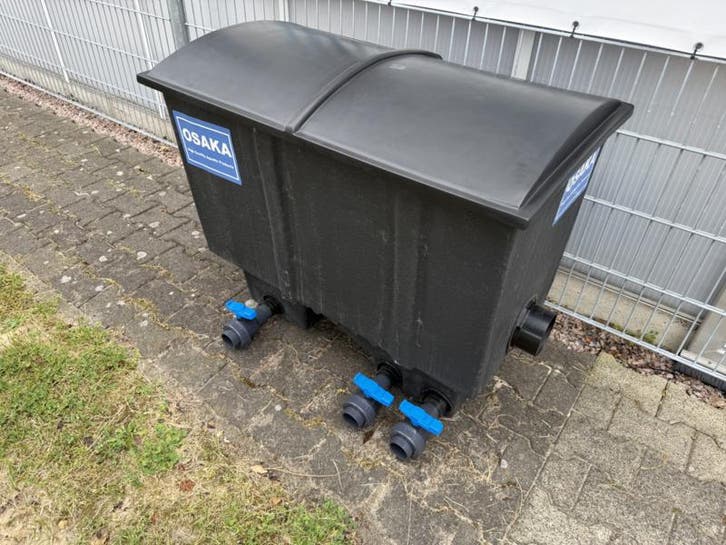 Osaka 3 kamerfilter Large 15.000 met deksel *BLACK EDITION*, Tuin en Terras, Vijvers, Nieuw, Ophalen of Verzenden