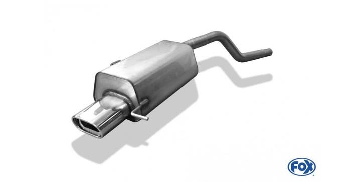 FOX Renault Clio II B einddemper - 135x80 type 53, Autos : Pièces & Accessoires, Systèmes d'échappement, Envoi