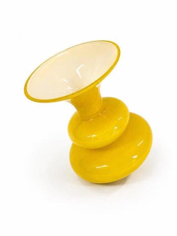 Sia - Vaas (3) - culbuto - Opaline glas - Tumbler mouth, Antiek en Kunst, Antiek | Glaswerk en Kristal