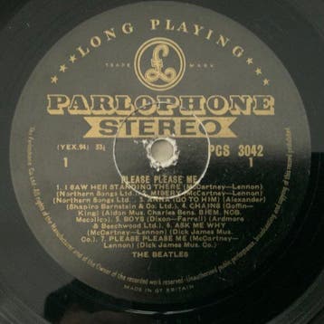 Beatles - Please Please Me - 2nd Black/Gold Label Press with, Cd's en Dvd's, Nieuw in verpakking